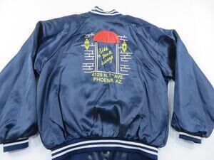 Side Door Lounge Jacket XL, Baseball Style Sz XL 1980s